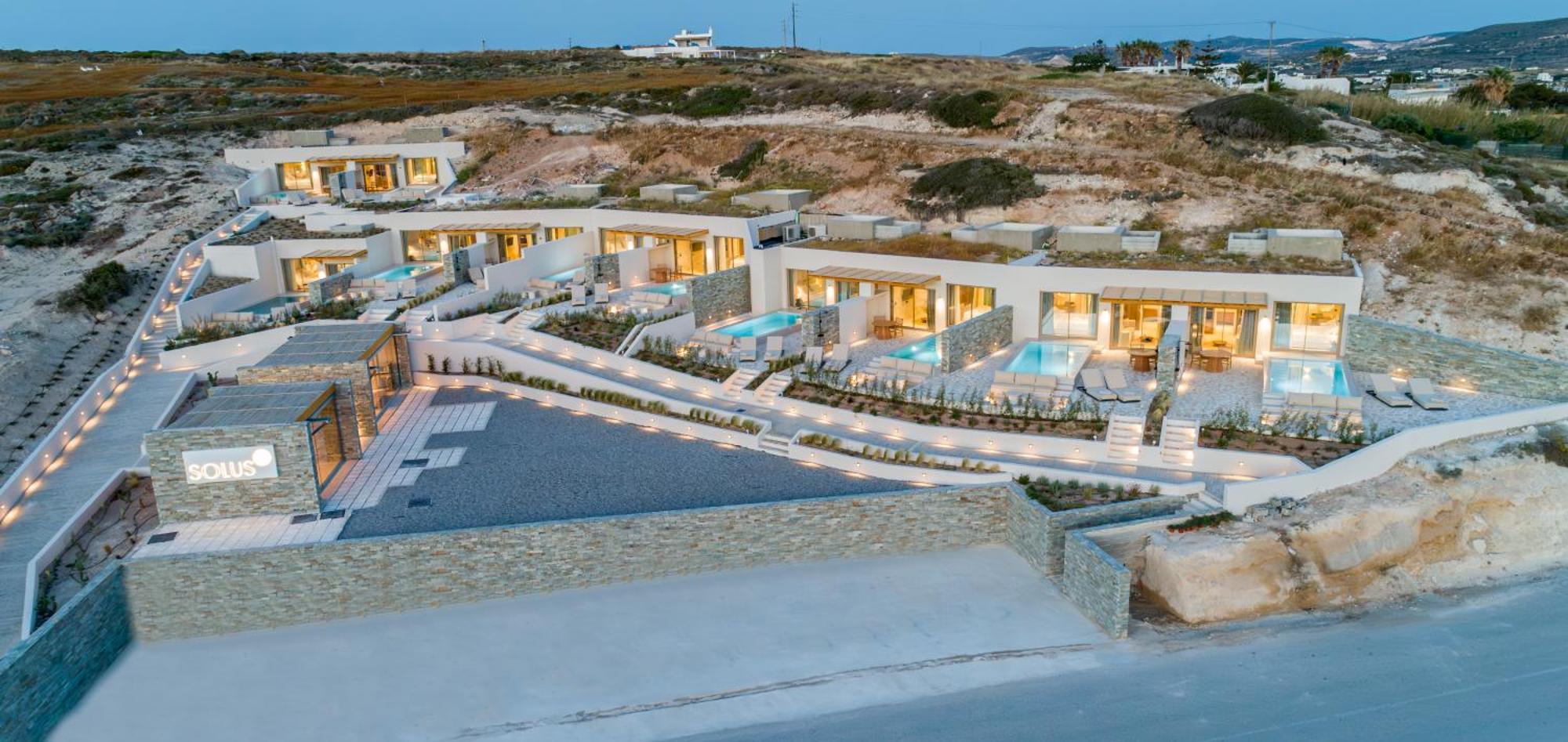 Solus Suites Milos Адамас Екстер'єр фото